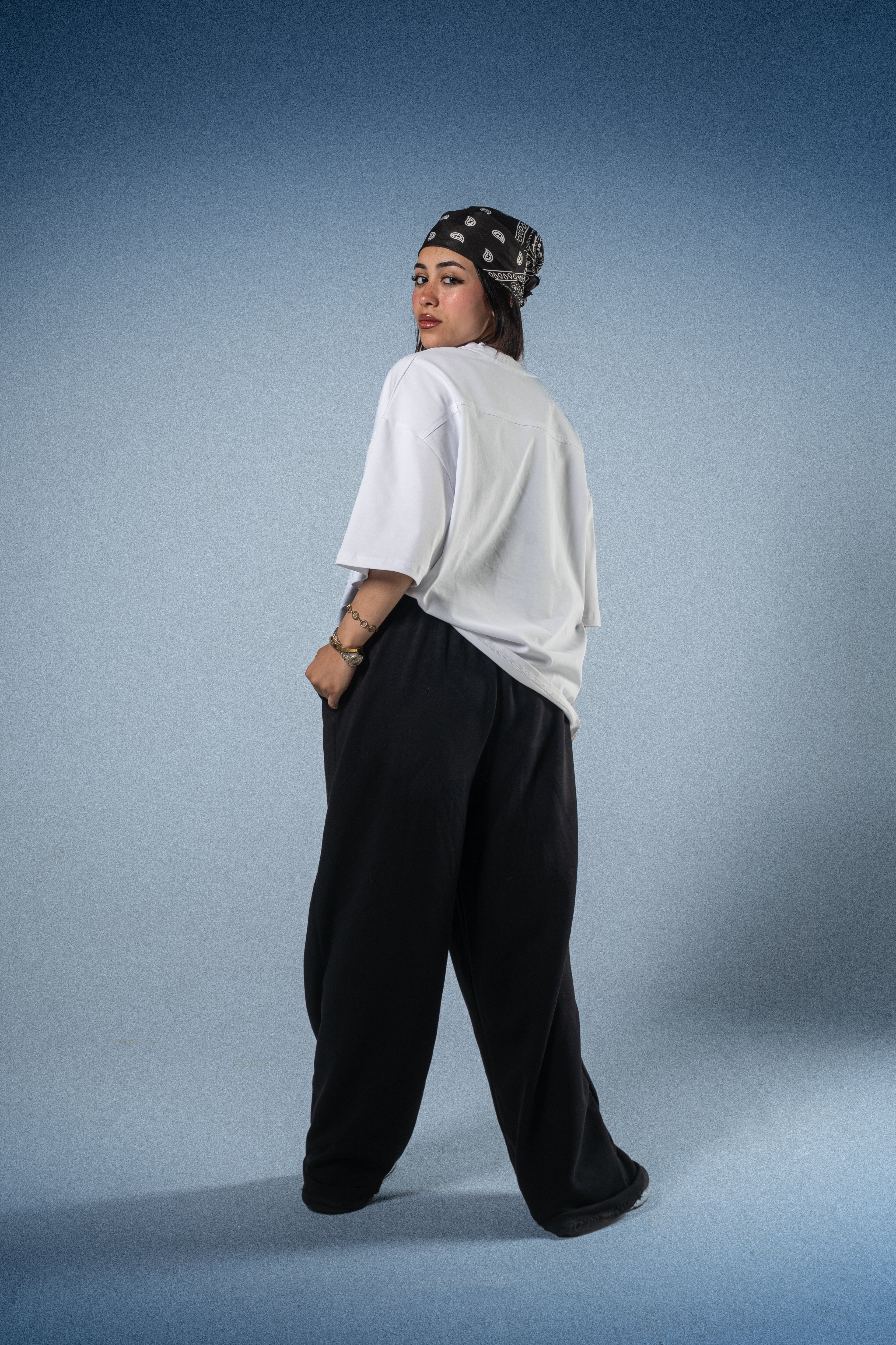 Boxy Fit White Tee