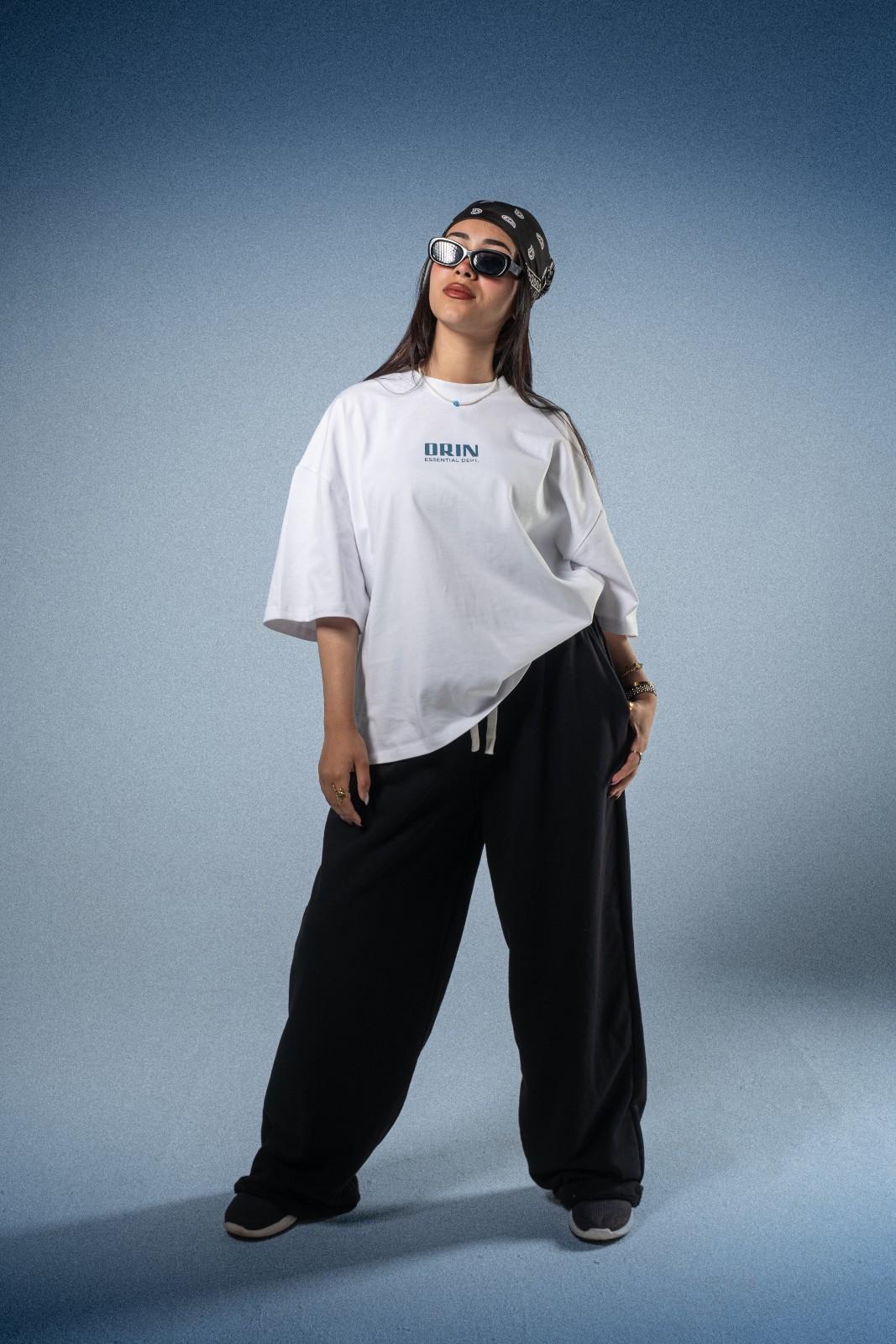 Boxy Fit White Tee