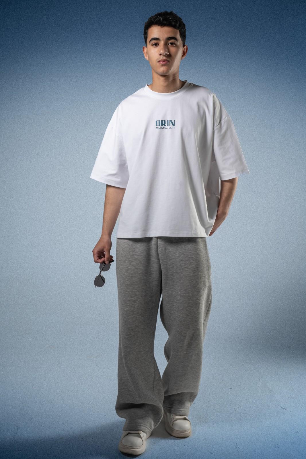 Boxy Fit White Tee