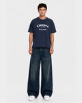 Boxy Fit Dark Blue Tee