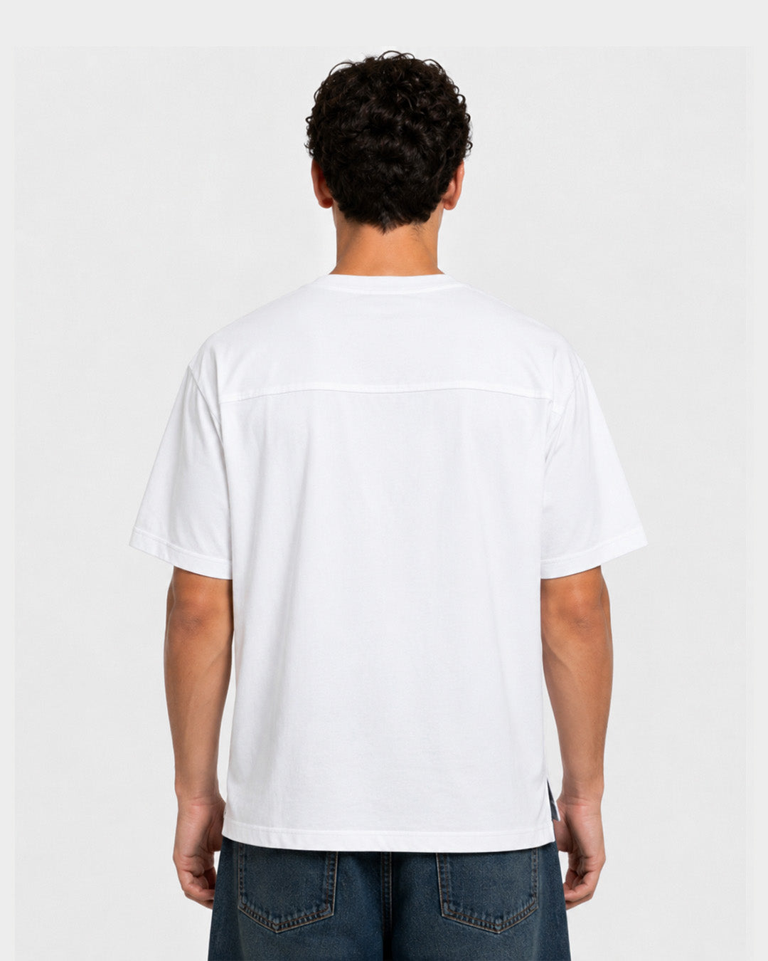 Boxy Fit White Tee