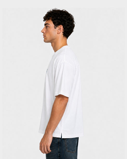 Boxy Fit White Tee